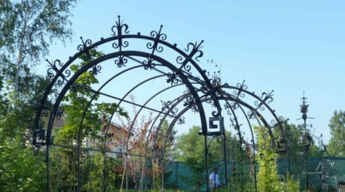Садовые арки из металла. Металлические садовые арки в ландшафтном дизайне