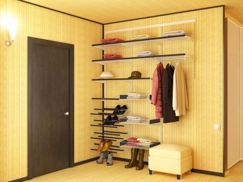 Гардеробная вместо шкафа в прихожей. Прихожая с гардеробной: правила оформления и планировки гардеробной комнаты (115 фото-идей)