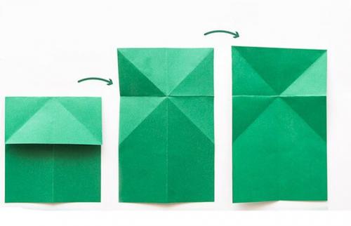 Поделки из белой бумаги. Прыгающая лягушка