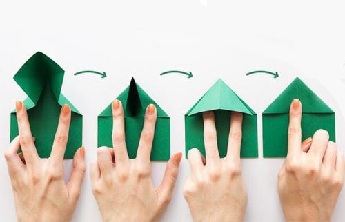 Поделки из белой бумаги. Прыгающая лягушка