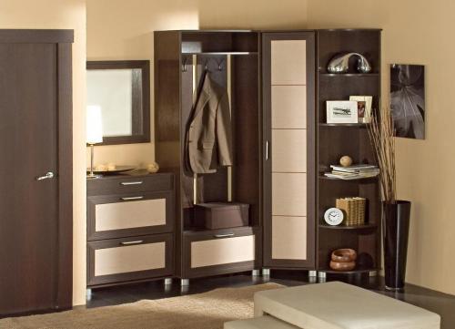 Угловой шкаф-купе в прихожую с зеркалом. Прихожая с угловым шкафом