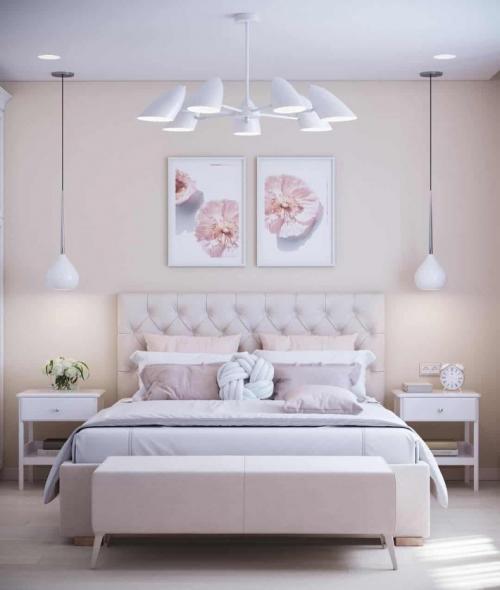 Выбор мебели для светлой спальни. Дизайн светлой спальни: ТОП-200 фото идей модного оформления для спальни со светлыми оттенками в интерьере (мебели, декоре, шторах, текстиле)