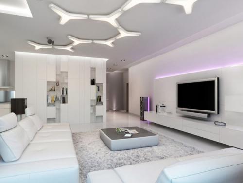Светлая мебель для гостиной. Интерьер гостиной в белых тонах: 55 вариантов дизайна