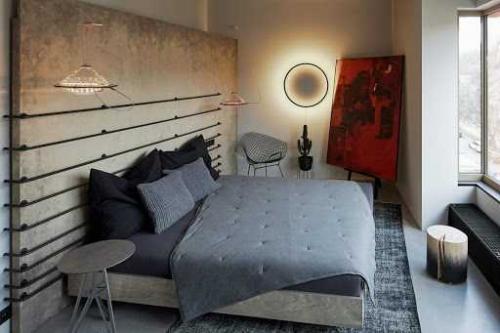 Белая спальня в стиле Лофт. Спальня в стиле Лофт | Раскрываем современный стиль и особенности его применения от А до Я