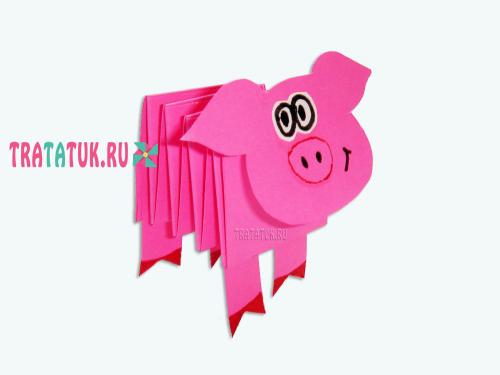 Поделки из бумаги легкие и красивые. Поделки путём сложения бумаги гармошкой