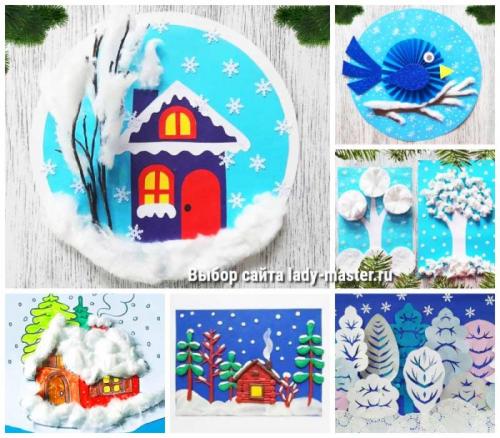 Поделки в детский сад зима. Зимние поделки для детей — идеи и мастер-классы с фото и видео
