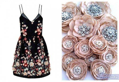 Своими руками, как украсить однотонное платье. Украшаем черное однотонное платье своими руками