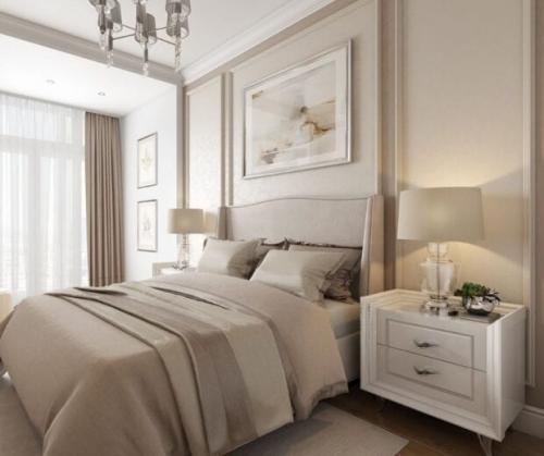 Дизайн спальни в светлых тонах 2021. Интерьер спальни в светлых тонах