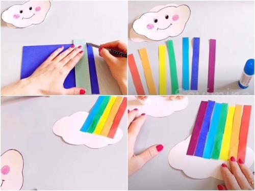 Поделки из бумаги для детей 4-5 лет шаблоны. Аппликации из цветной бумаги для детей с шаблонами для вырезания