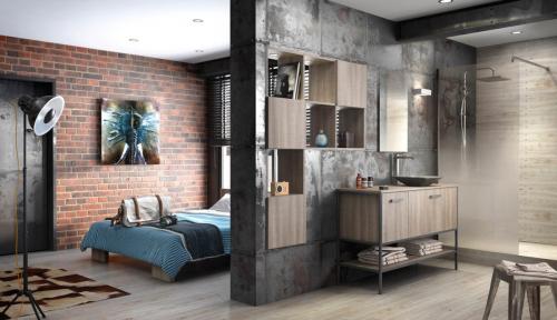 Спальня в серых тонах лофт. Основные особенности спальни в стиле лофт