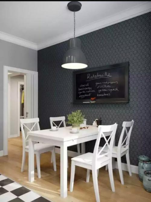 Акцентная стена обои.  Оформление с помощью обоев