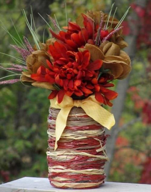 Какие техники декорирования применяются для украшения тыковочных ваз и горшков. Декорирование вазы: изюминка в интерьере