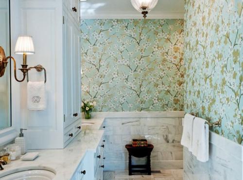 Можно ли использовать каменные обои во влажных помещениях, например, в ванной. Обои в ванной комнате —, как выбрать, плюсы и минусы