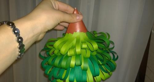 Поделка в детский сад новогодняя елка. Елка на Новый год 2023 из бумаги