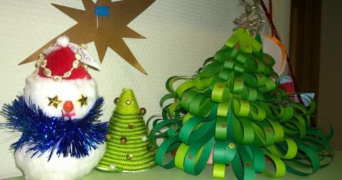 Поделка в детский сад новогодняя елка. Елка на Новый год 2023 из бумаги