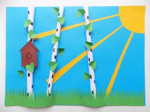 Весенние поделки для детского сада. Весенние поделки из цветной бумаги и картона