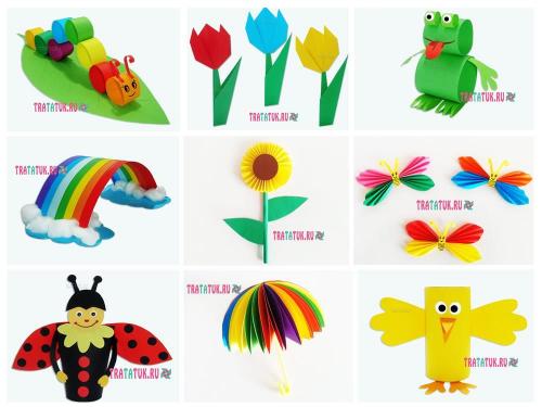Весенние поделки для детей. Весенние поделки: пошаговые идеи для детей всех возрастов