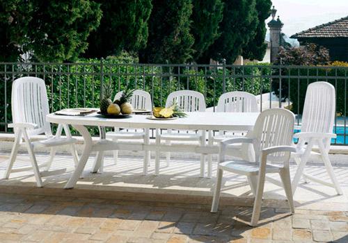 Существуют ли особенности ухода за мебелью из пластика на открытом воздухе. Виды