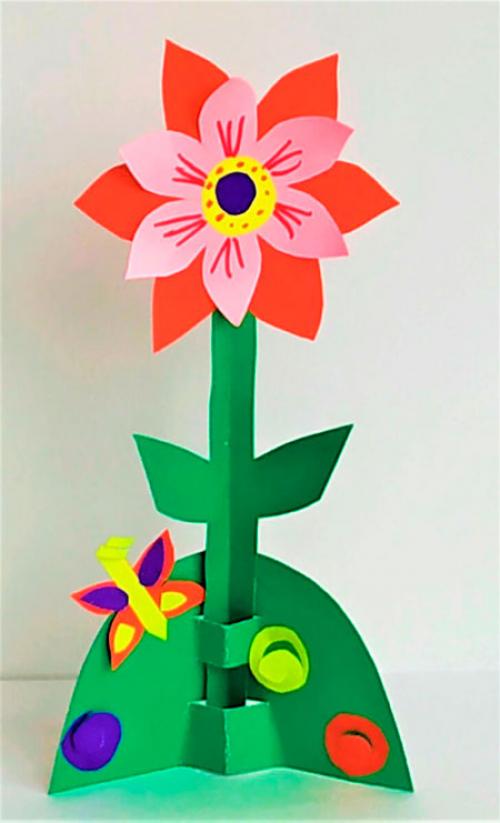 Красивая поделка в садик. Поделки в детский сад из цветной бумаги: 100 идей