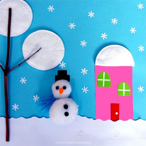 Легкие поделки на тему зима. Зимние поделки в садик своими руками