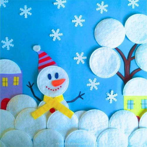 Легкие поделки на тему зима. Зимние поделки в садик своими руками
