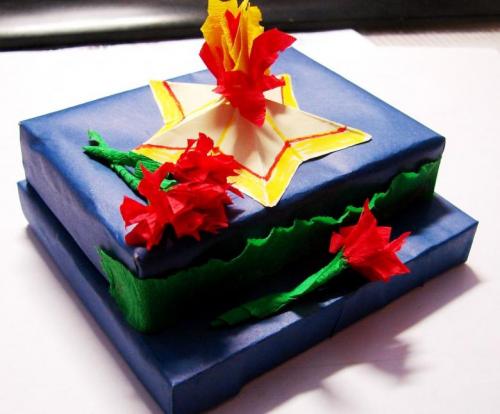 Поделки в детский сад своими руками. Аппликация «Осенний дуб» 16