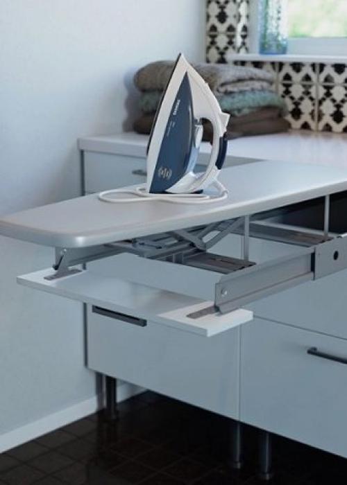 Разновидности встроенных гладильных досок. Разновидности встраиваемых гладильных девайсов 05