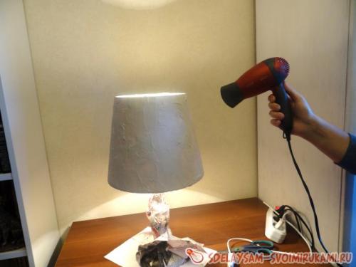 Простые способы обновить абажур для торшера своими руками 16