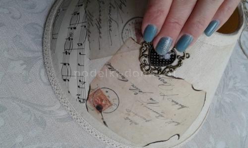 Реставрация и декупаж абажура. Декупаж абажура настольной лампы