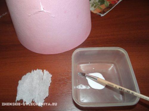 Как преобразить старый абажур при помощи реставрации и декупажа 18