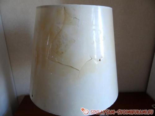 Простые способы обновить абажур для торшера своими руками 13