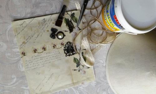 Реставрация и декупаж абажура. Декупаж абажура настольной лампы