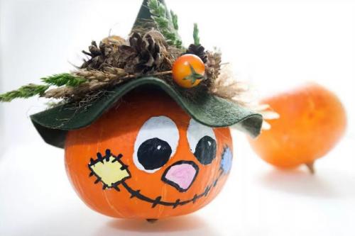 Поделки из зеленой тыквы. Осенние поделки из тыквы: идеи для выставки в садик и школу