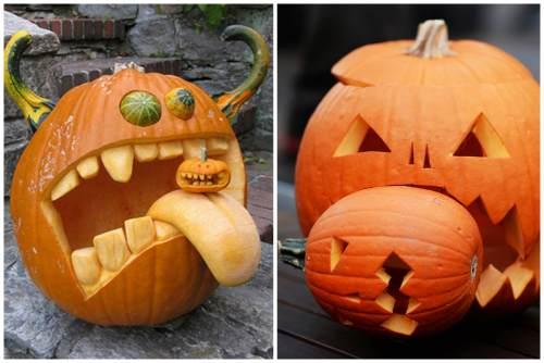 Как сделать украшение из тыквы. Оригинальные идеи поделок из тыквы