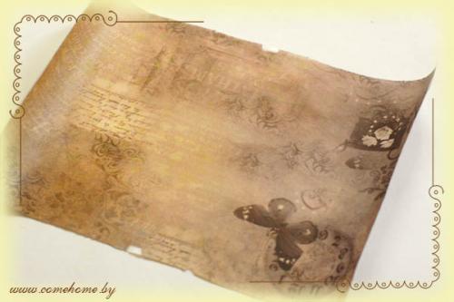 Каким образом придать абажуру необычный вид с помощью техники декупажа. Част.  Обратный декупаж абажура из оргстекла