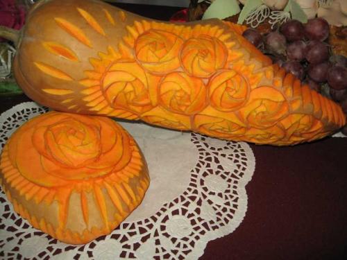 Поделки из тыквы грушевидной. Поделки из тыквы: карета, снеговик, ваза, волшебный домик и посуда. Видео + фото примеры готовых работ