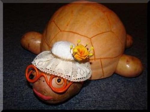 Оригинальные Поделки из тыквы своими руками. Поделки из тыквы на тему осень на выставку в школу своими руками 28