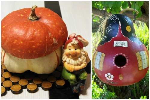 Посуда из тыквы своими руками. Поделки из тыквы своими руками- идеи и мастер классы