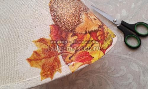 Как использовать технику декупажа при создании уникального абажура. Абажур в технике декупаж «Осень»