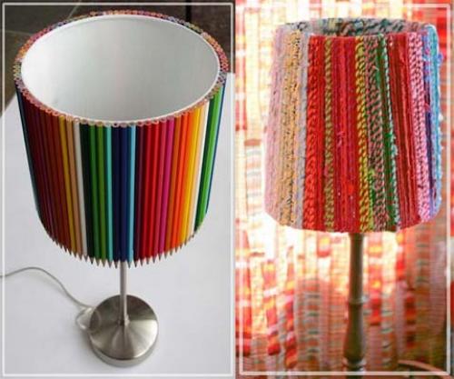 32 идеи для абажура своими руками. Абажуры своими руками из подручных материалов — 24 фото