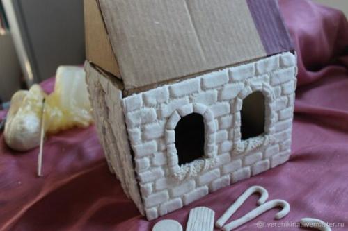 Зимний домик поделка в садик. 7 идей новогодних домиков по простым мастер-классам своими руками