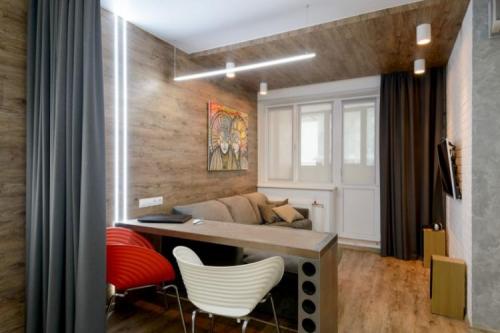 Какие лучшие способы визуально разделить зоны в однушке. 70+ идей зонирования однокомнатной квартиры