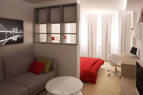 Какие современные тенденции в дизайне интерьеров можно применить в однокомнатной квартире 40 кв.м. Дизайн однокомнатной квартиры 40 кв.м. (80 фото)