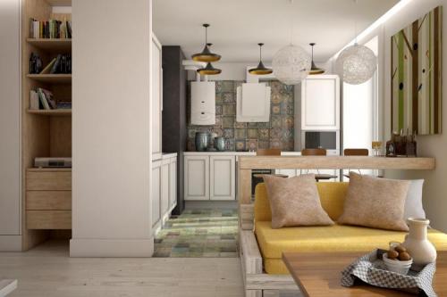 Какие современные тенденции в дизайне интерьеров можно применить в однокомнатной квартире 40 кв.м. Дизайн однокомнатной квартиры 40 кв.м. (80 фото)
