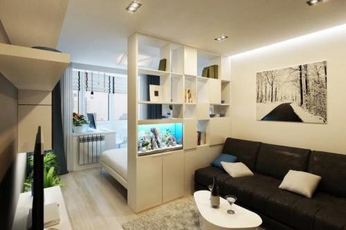 Какие современные тенденции в дизайне интерьеров можно применить в однокомнатной квартире 40 кв.м. Дизайн однокомнатной квартиры 40 кв.м. (80 фото)