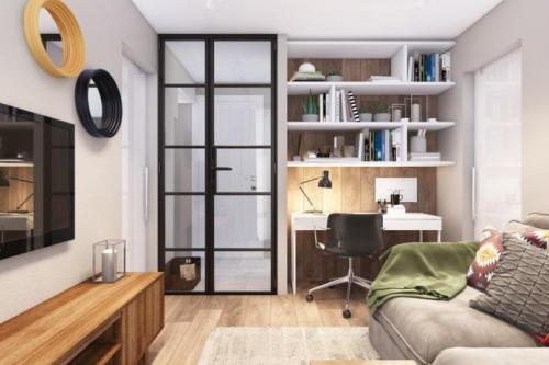 Как обустроить уютную однокомнатную квартиру в хрущевке 06