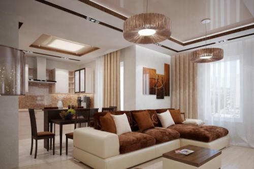 Какие современные тенденции в дизайне интерьеров можно применить в однокомнатной квартире 40 кв.м. Дизайн однокомнатной квартиры 40 кв.м. (80 фото)