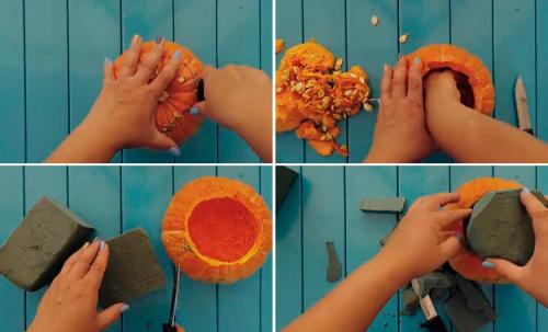 Поделки из тыквы и кабачка. Осенние поделки из тыквы в школу своими руками