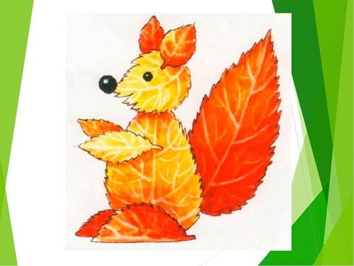 Осенние поделки в садик 3 года. Делаем из осенней листвы зверушек