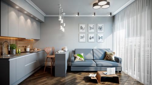 Как создать уютную кухню-гостиную на 16 кв м с диваном: 28 идей и советов 06